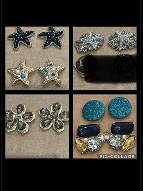 Lindsay Phillips Shoe Snaps Silver Gold Turtle Starfish Flowers Gem
